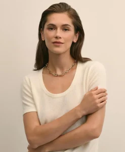 Gold-Toned Mariner Link Necklace