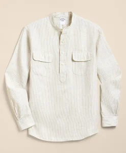 Irish Linen Popover Shirt
