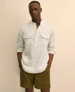 Irish Linen Popover Shirt