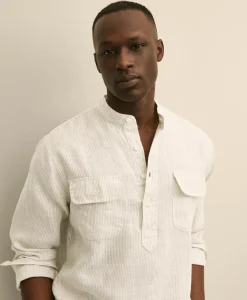 Irish Linen Popover Shirt