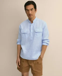 Irish Linen Popover Shirt
