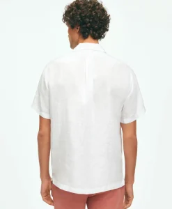 Irish Linen Short Sleeve Guayabera Shirt