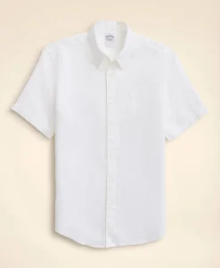 Irish Linen Short-Sleeve Sport Shirt