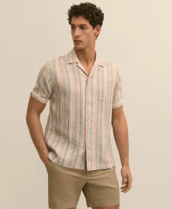 Irish Linen Short-Sleeve Sport Shirt