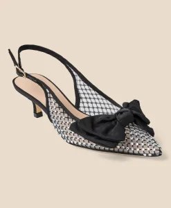 Jack Rogers Debra Jeweled Kitten Heel Slingbacks