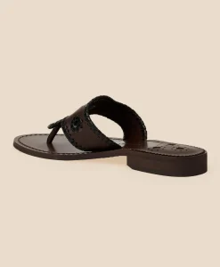 Jack Rogers Jacks Leather Flat Sandal
