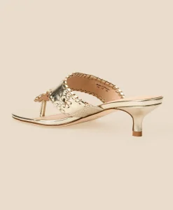 Jack Rogers Kitten-Heel Sandals