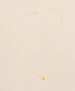 14k Gold Heart Pendant Necklace
