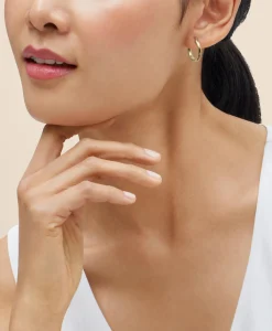 14k Gold Small Hoop Earrings