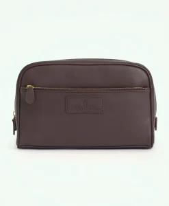 Large Leather Dopp Kit