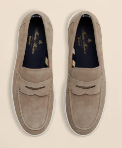 Leather Slip-On Loafers
