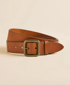 Leather Square Buckle Belt