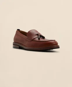 Leather Tassel Loafers