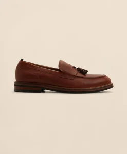 Leather Tassel Loafers