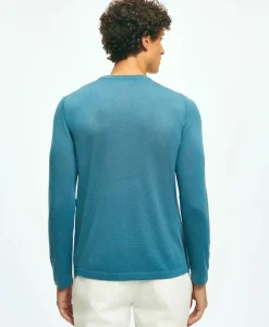 Lightweight Luxe All-Season Sweater, Crewneck
