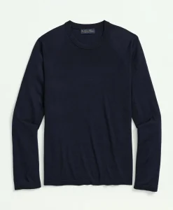 Lightweight Luxe All-Season Sweater, Crewneck