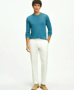 Lightweight Luxe All-Season Sweater, Crewneck