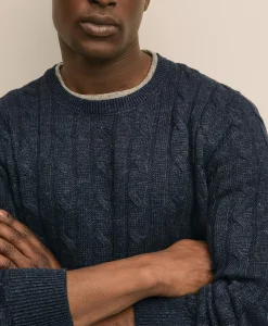 Linen Cable Knit Sweater