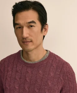 Linen Cable Knit Sweater