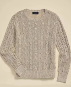 Linen Cable Knit Sweater