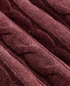 Linen Cable Knit Sweater