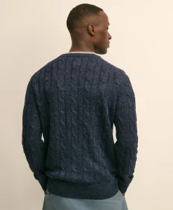 Linen Cable Knit Sweater