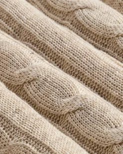 Linen Cable Knit Sweater