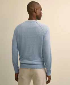 Linen-Cotton-Cashmere Sweatshirt Sweater