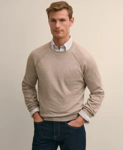 Linen-Cotton-Cashmere Sweatshirt Sweater
