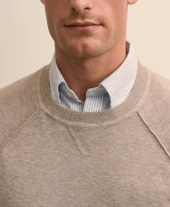 Linen-Cotton-Cashmere Sweatshirt Sweater