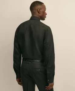 Linen Londoner Collar Dress Shirt