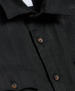 Linen Military Sport Shirt