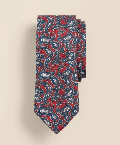 Linen Paisley Tie