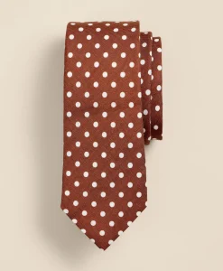 Linen-Silk Dot Tie
