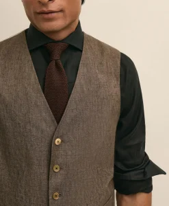 Linen Suit Vest