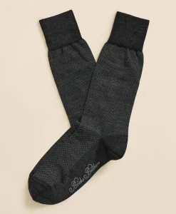 Merino-Wool-Blend Mini Dot Socks
