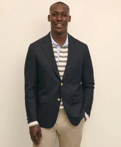 No. 1 Sack Blazer in Dobby Wool