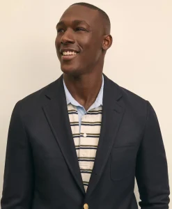 No. 1 Sack Blazer in Dobby Wool