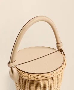 Pamela Munson Jane Latte Basket Bag