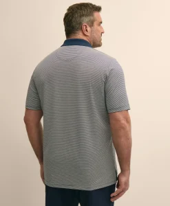 Performance Series Big & Tall Microstripe Polo Shirt