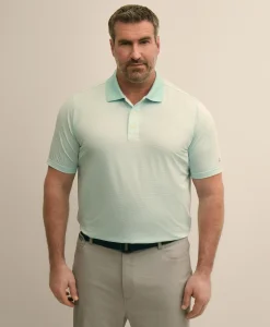 Performance Series Big & Tall Microstripe Polo Shirt