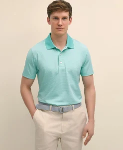 Performance Series Micro Stripe Jersey Polo Shirt