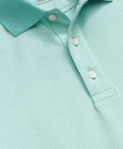 Performance Series Micro Stripe Jersey Polo Shirt