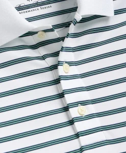 Performance Series Micro-Stripe Polo Shirt