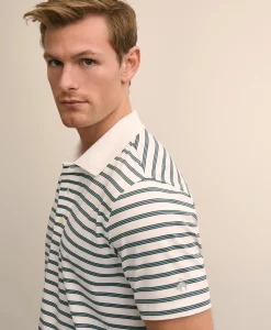Performance Series Micro-Stripe Polo Shirt