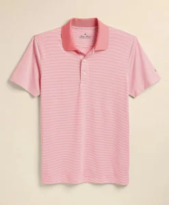 Performance Series Micro Stripe Jersey Polo Shirt