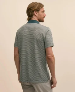 Performance Series Micro Stripe Jersey Polo Shirt