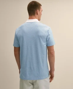 Performance Series Micro Stripe Jersey Polo Shirt