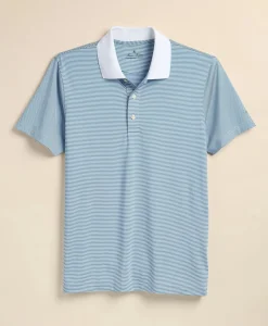 Performance Series Micro Stripe Jersey Polo Shirt