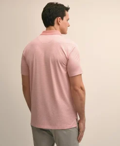 Performance Series Micro Stripe Jersey Polo Shirt